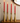 Set x4 velas rosca rojas para candelabro